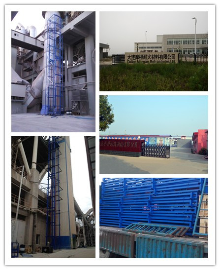 銷售到大連摩根公司23米高導軌鏈條液壓升降機
