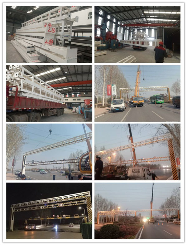 公路（lù）智能升降式限高架在河北緊張安裝中