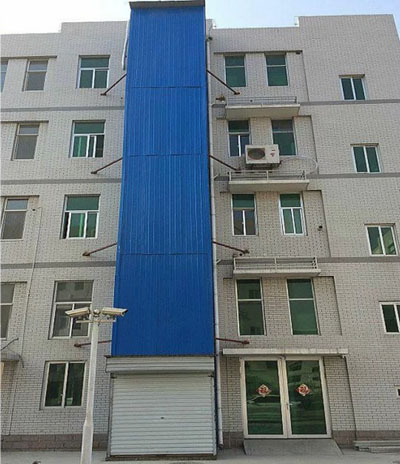 液壓升降貨梯-外封網雙體式